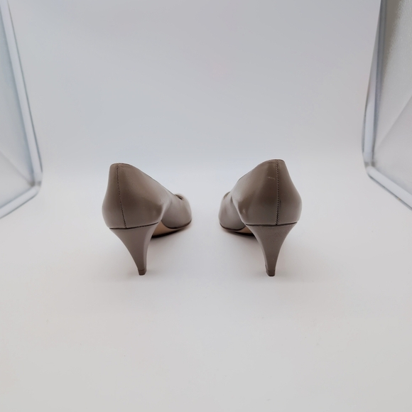 Vintage Naturalizer sz 7.5 Brown Leather Women's Heels Snake Print Accent - Picture 7 of 11